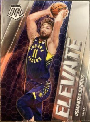 Domantas Sabonis #6 Basketball Cards 2020 Panini Mosaic Elevate
