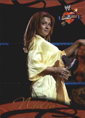 Nidia #5 Wrestling Cards 2004 Fleer WWE Divine Divas 2005
