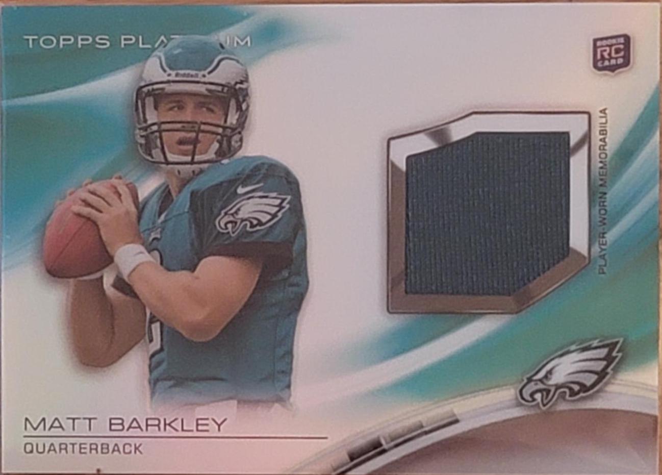 Matt Barkley #PRR-MB Football Cards 2013 Topps Platinum Rookie Relics