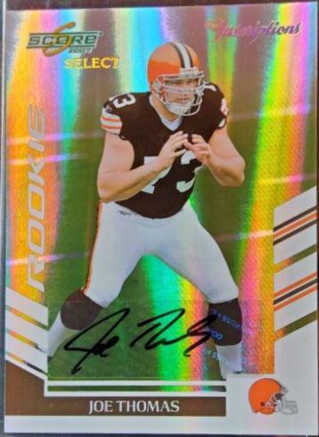 Joe Thomas #355 2007 Panini Score Select Football