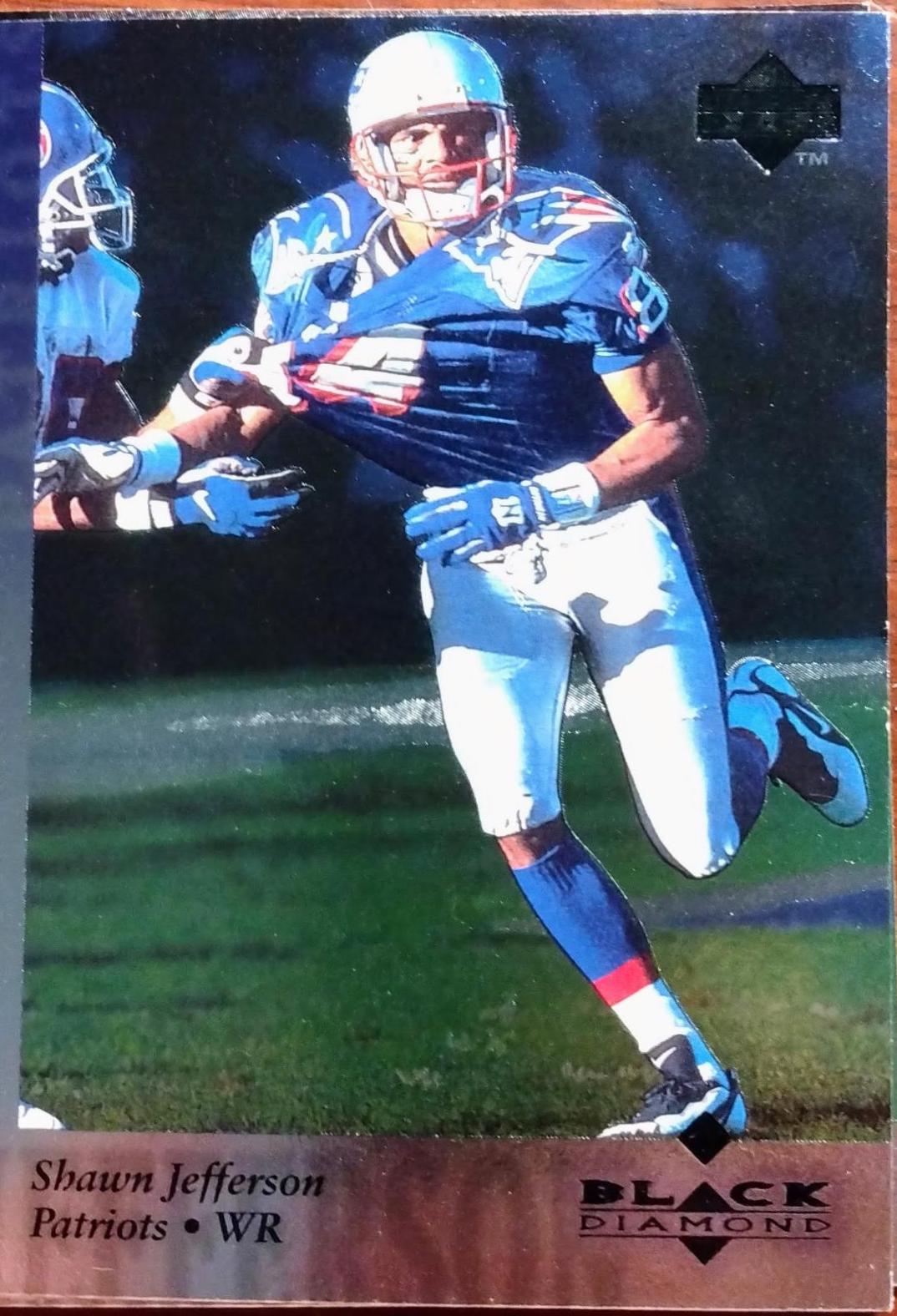 Shawn Jefferson #72 1997 Upper Deck Black Diamond Football