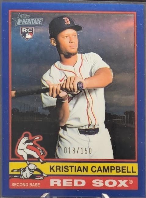 Kristian Campbell [Blue Refractor Chrome SP] #725