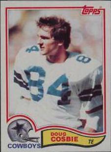 Doug Cosbie #309 Football Cards 1982 Topps
