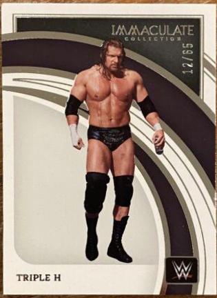 Triple H #3 Wrestling Cards 2022 Panini Immaculate WWE