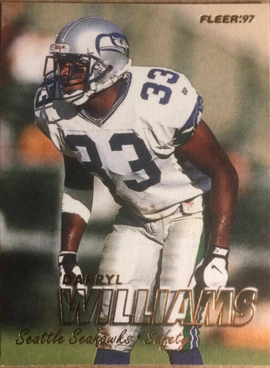Darryl Williams #39 Football Cards 1997 Fleer