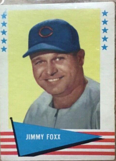 Jimmy Foxx #28 Baseball Cards 1961 Fleer