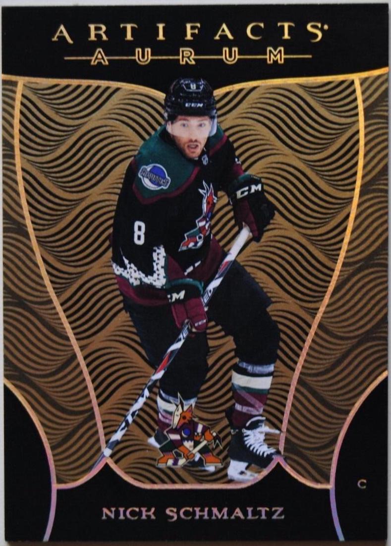 Nick Schmaltz #A-NS Hockey Cards 2022 Upper Deck Artifacts Aurum
