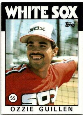 Ozzie Guillen #7 Baseball Cards 1986 Topps Super