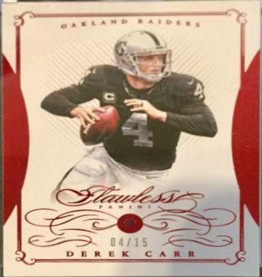 Derek Carr #54 2015 Panini Flawless Football