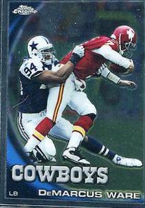 DeMarcus Ware #11 Football Cards 2010 Topps Chrome