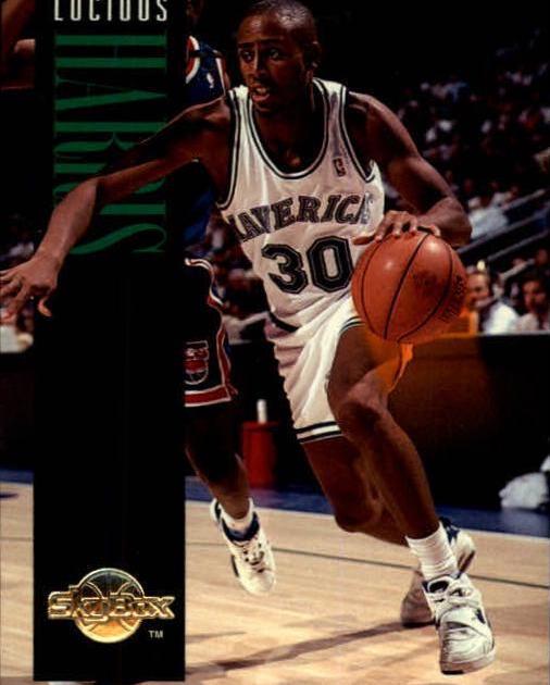 Lucious Harris #35 Basketball Cards 1994 SkyBox Premium