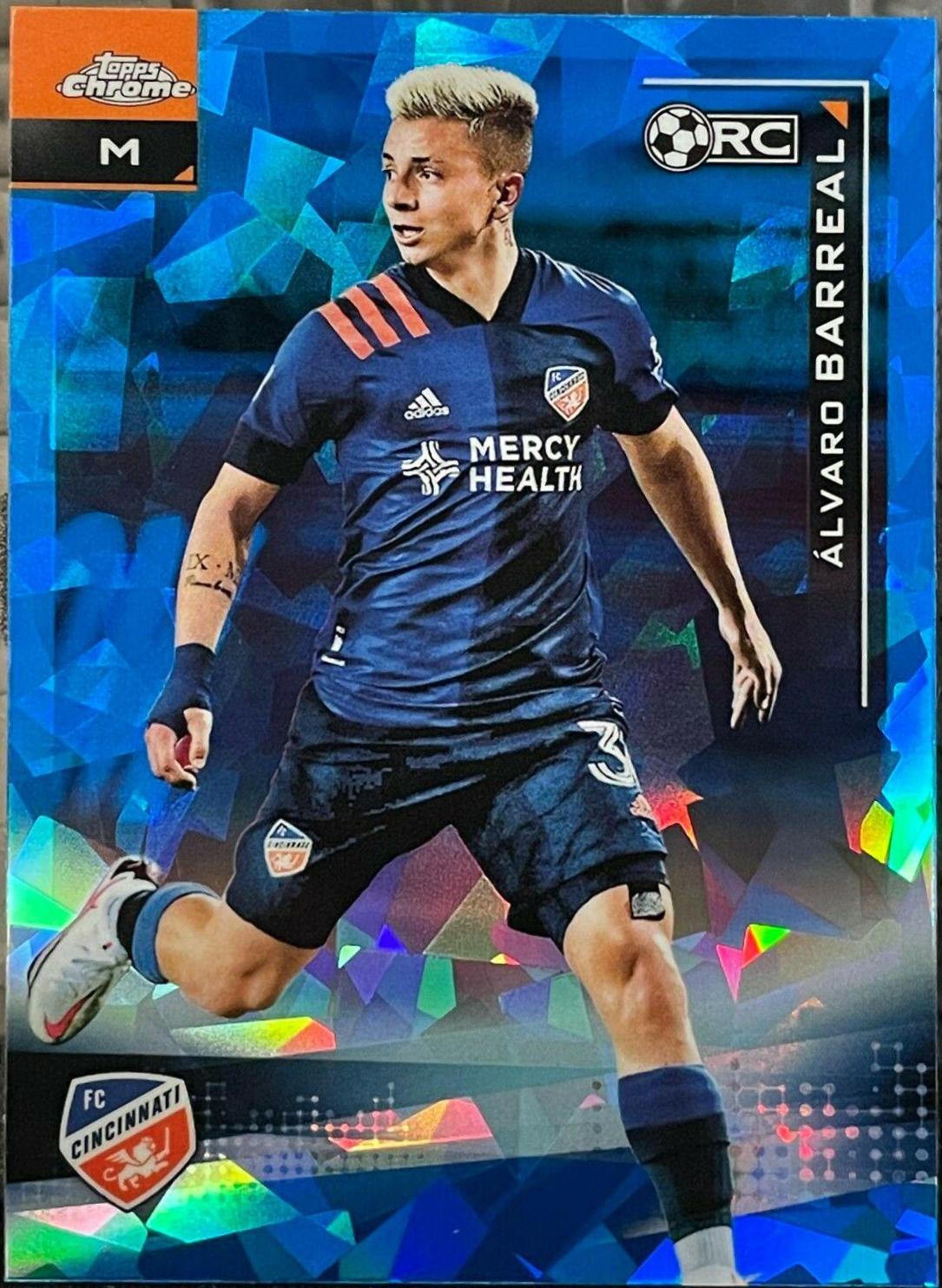 Alvaro Barreal #131 2021 Topps Chrome MLS Sapphire