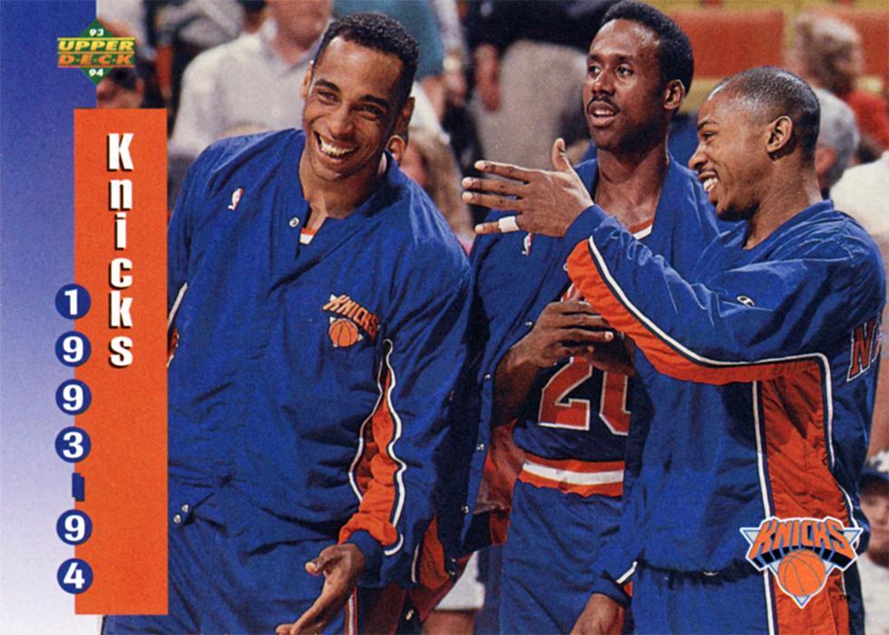 New York Knicks #227 Basketball Cards 1993 Upper Deck