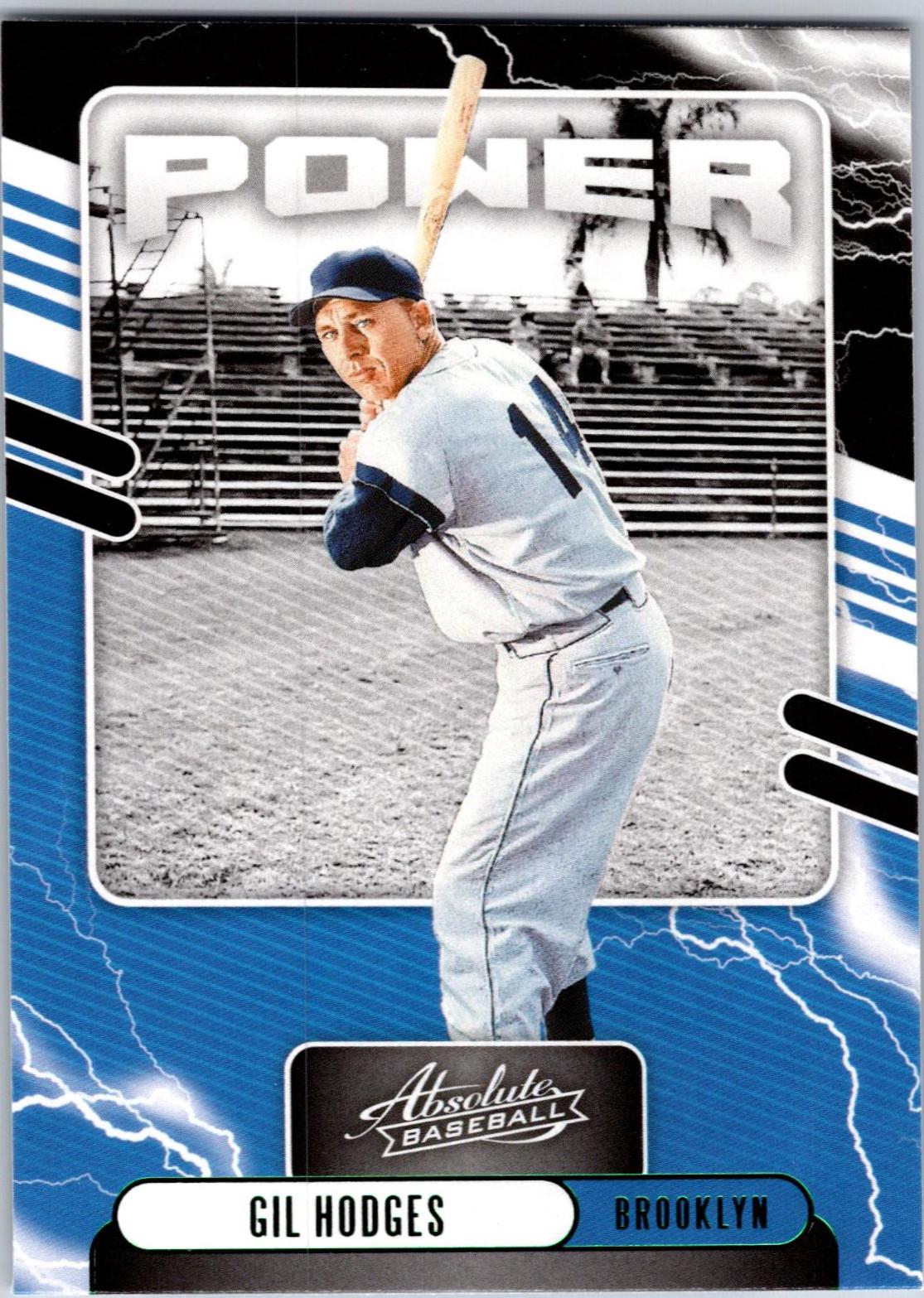 Gill Hodges #PO-4 Baseball Cards 2021 Panini Absolute Power