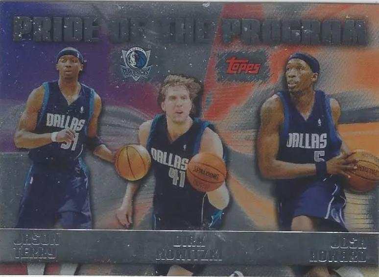Jason Terry, Dirk Nowitski, Josh Howard #PP7 Basketball Cards 2006 Topps Pride of the Program