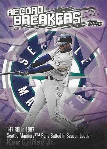 Ken Griffey Jr #RB-KG Baseball Cards 2002 Topps Record Breakers