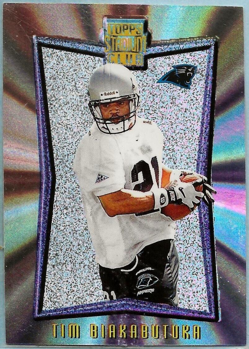 Tim Biakabutuka #NA3 Football Cards 1996 Stadium Club New Age