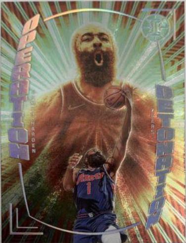 James Harden #4 Basketball Cards 2021 Panini Illusions Operation Detonation