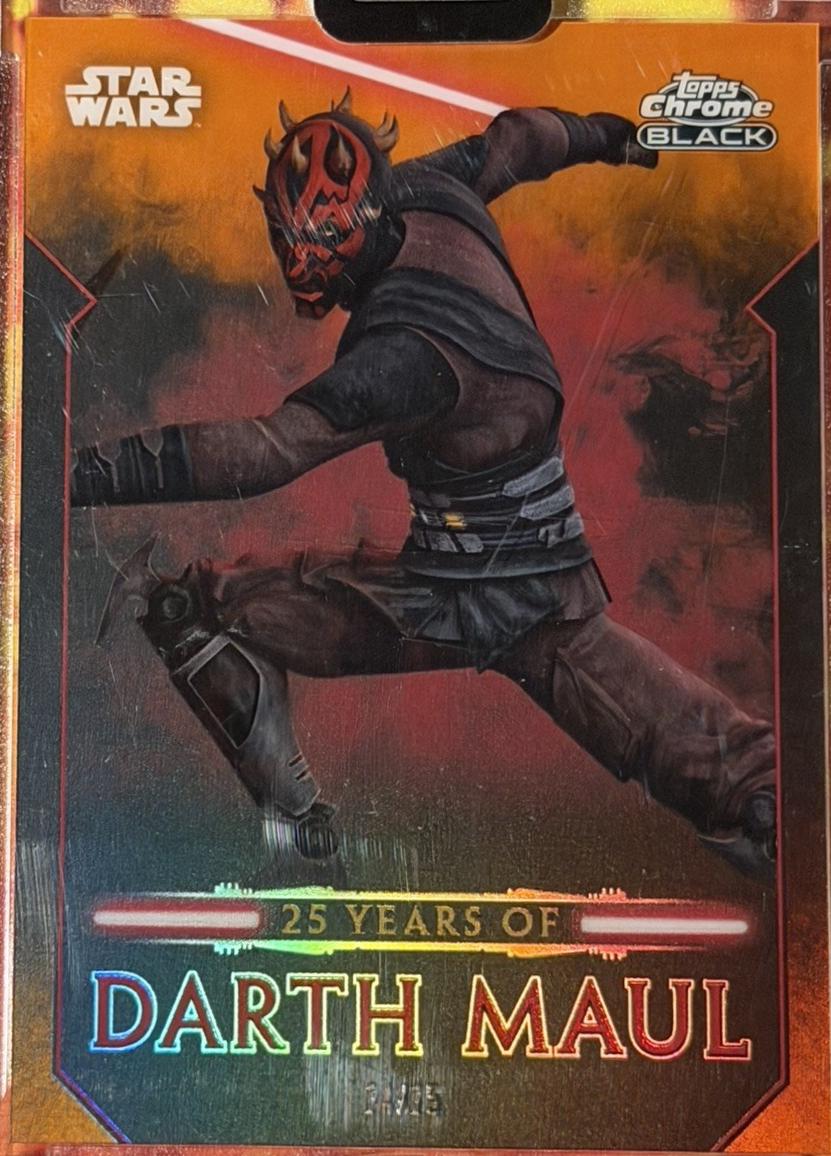 2025 Darth Maul [Orange Refractor] #DM-9