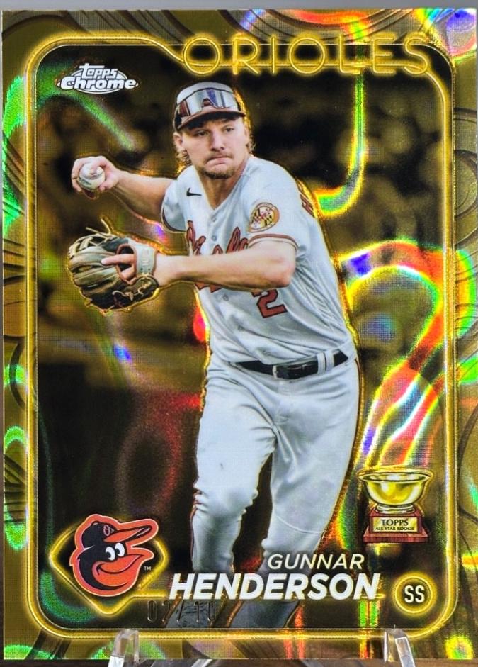 Gunnar Henderson [Gold Lava Refractor] #80