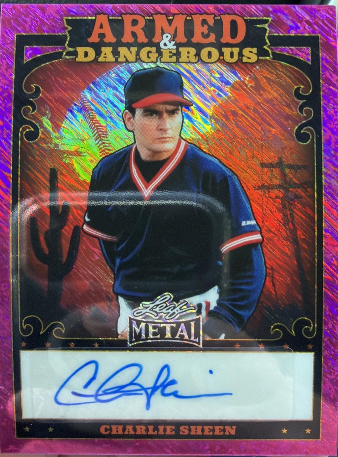 Charlie Sheen [Shimmer Platinum] #ARA-CS2
