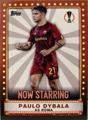 Paulo Dybala #NS-13 Soccer Cards 2022 Topps UEFA Club Competitions Now Starring
