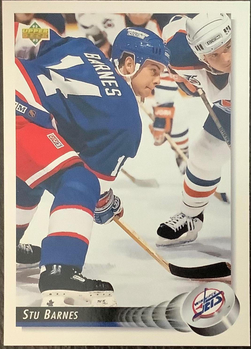 Stu Barnes #426 Hockey Cards 1992 Upper Deck