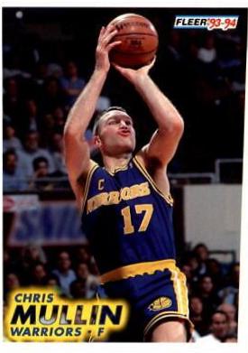 Chris Mullin #71 Basketball Cards 1993 Fleer