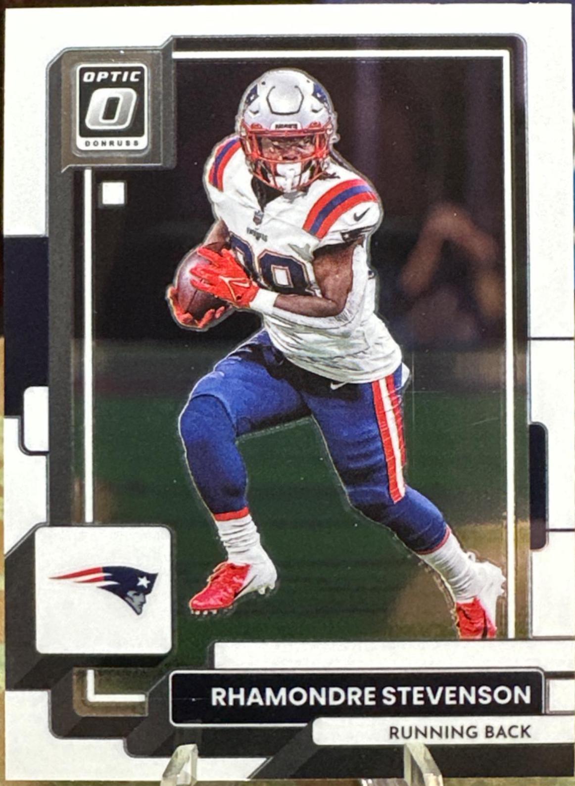Rhamondre Stevenson #135 2022 Panini Donruss Optic Football