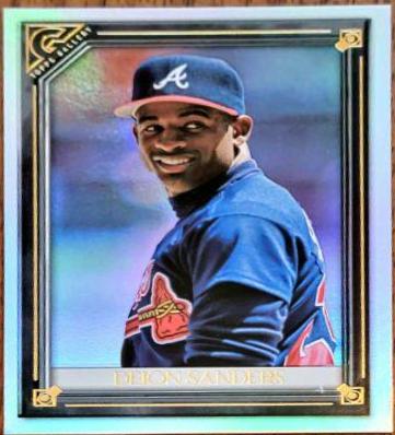 Deion Sanders #1 Baseball Cards 2021 Topps Gallery