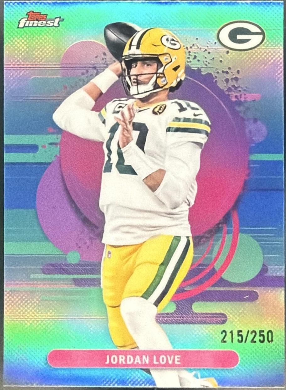 Jordan Love [Sky Blue Refractor] #132