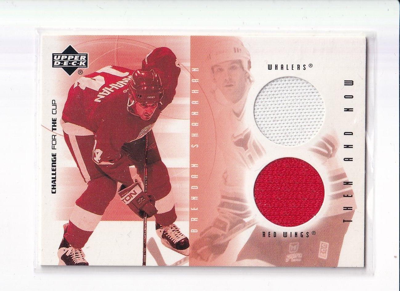Brendan Shanahan #TN-BS Hockey Cards 2001 Upper Deck Challenge for the Cup Then & Now Jersey