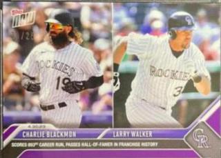 Charlie Blackmon, Larry Walker