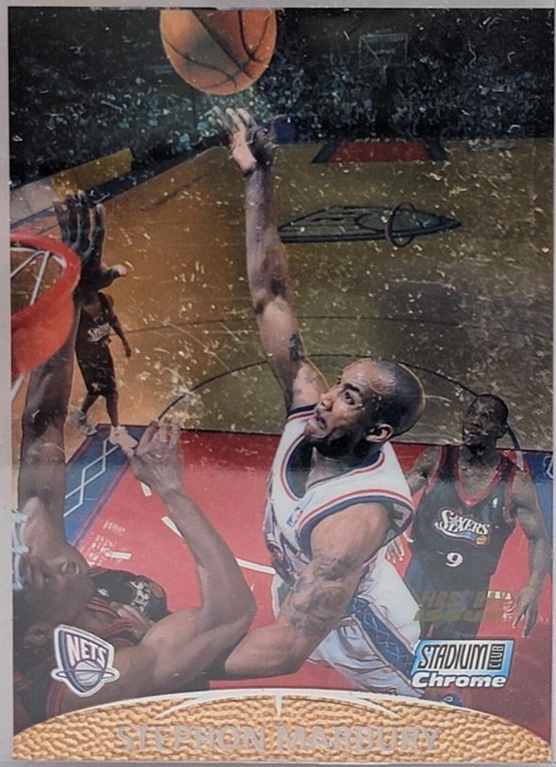 Stephon Marbury #48 Basketball Cards 1999 Stadium Club Chrome