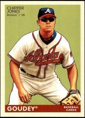Chipper Jones #13 Baseball Cards 2009 Upper Deck Goudey