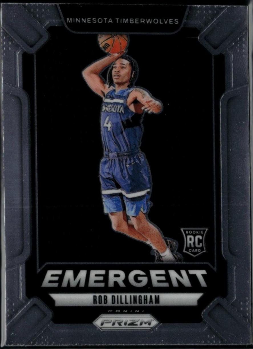 Rob Dillingham #24 Basketball Cards 2024 Panini Prizm Emergent