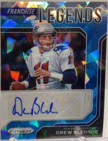 Drew Bledsoe [Blue Ice Prizm] #FLS-DB