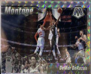 DeMar DeRozan #3 Basketball Cards 2019 Panini Mosaic Montage