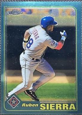 Ruben Sierra #T85 Baseball Cards 2001 Topps Chrome Traded