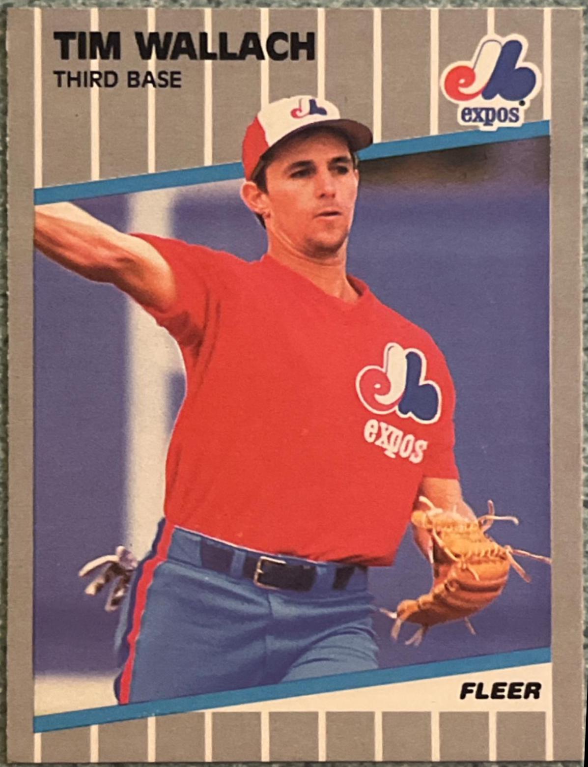 Tim Wallach #395 Baseball Cards 1989 Fleer