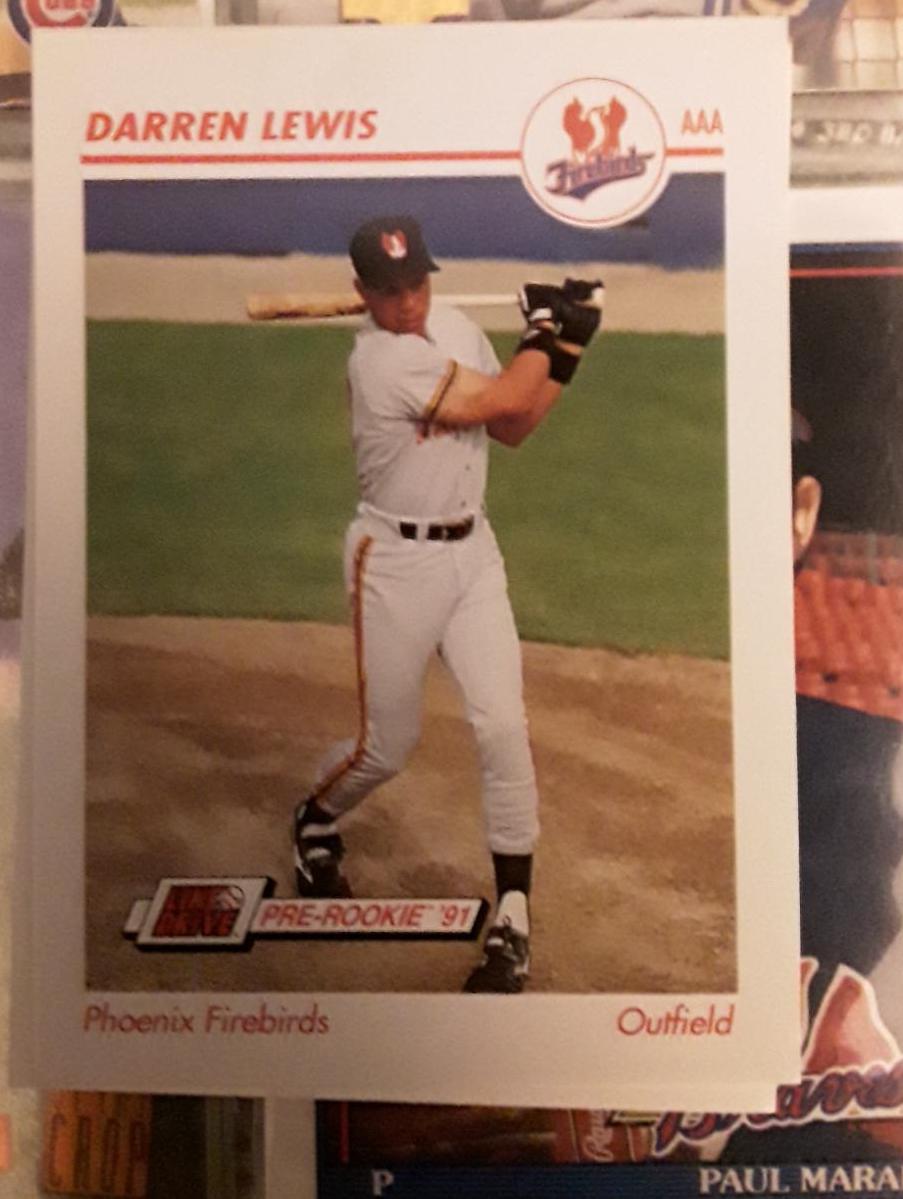Darren Lewis #384 Baseball Cards 1991 Line Drive AAA