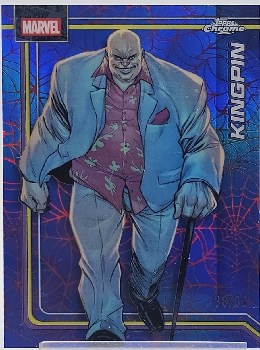 Kingpin Spider-Web Red/Blue Refractor