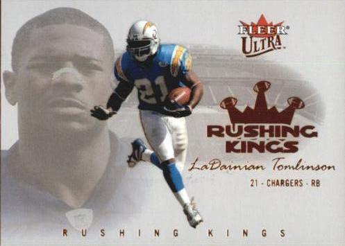 LaDainian Tomlinson #5 Football Cards 2004 Ultra Rushing Kings