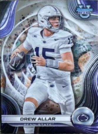 Drew Allar #3 Football Cards 2024 Bowman Best University