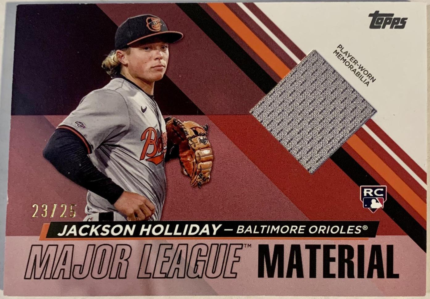Jackson Holliday [Red] #MLMU-JH