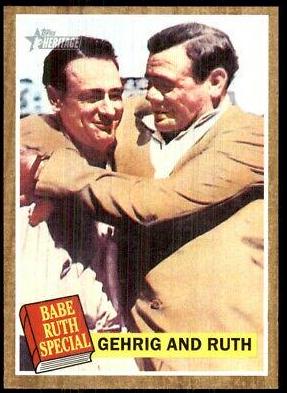 Gehrig and Ruth #140 2011 Topps Heritage Baseball
