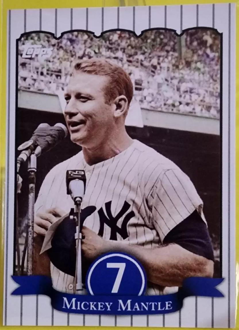 Mickey Mantle #MMLB-9 Baseball Cards 2007 Topps Update & Highlights Mickey Mantle A Life in Baseball