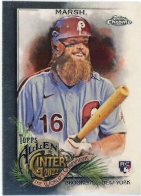 Brandon Marsh #173 2022 Topps Allen & Ginter Chrome Baseball
