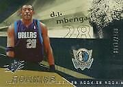 D.J. Mbenga #95 Basketball Cards 2004 Spx