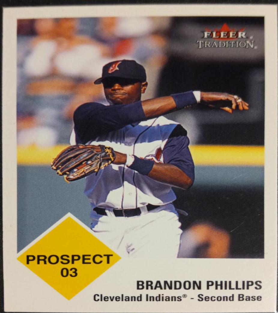 Brandon Phillips #426 Baseball Cards 2003 Fleer Tradition